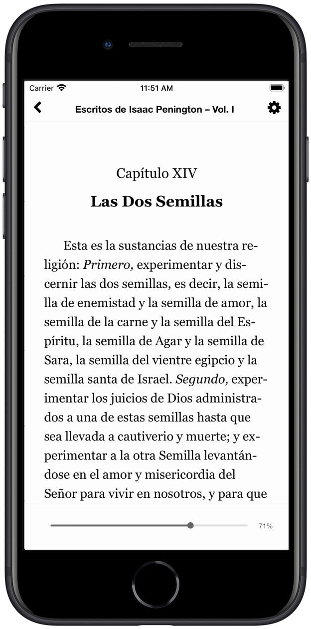 Captura de la pantalla de ebooks de la aplicación de la Biblioteca de  Amigos